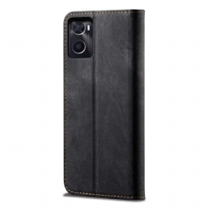 Lederhüllen Für Realme 9i Jeans Im Giulia-stil