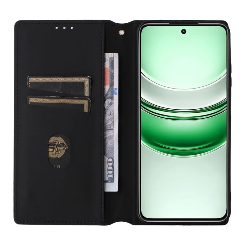 Flip Case Realme 14x 5g Rautenmuster