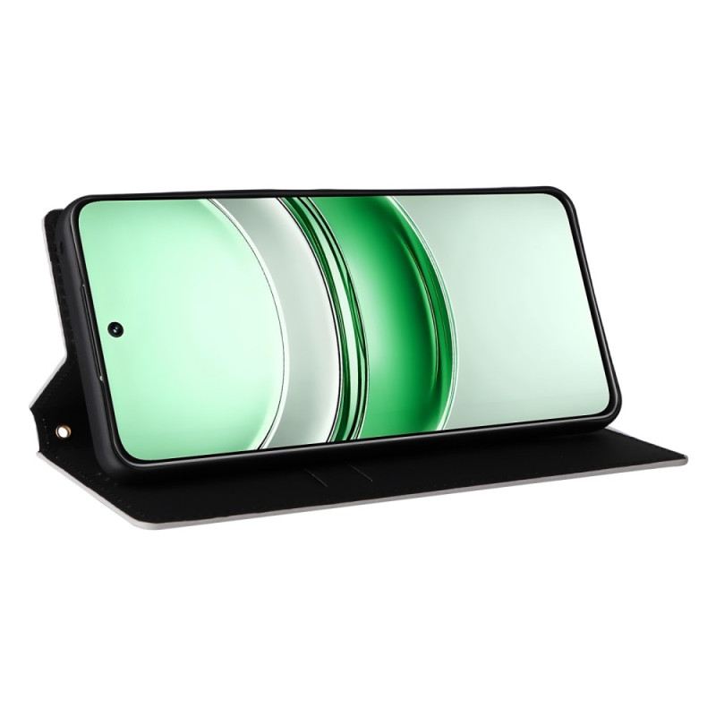 Flip Case Realme 14x 5g Rautenmuster