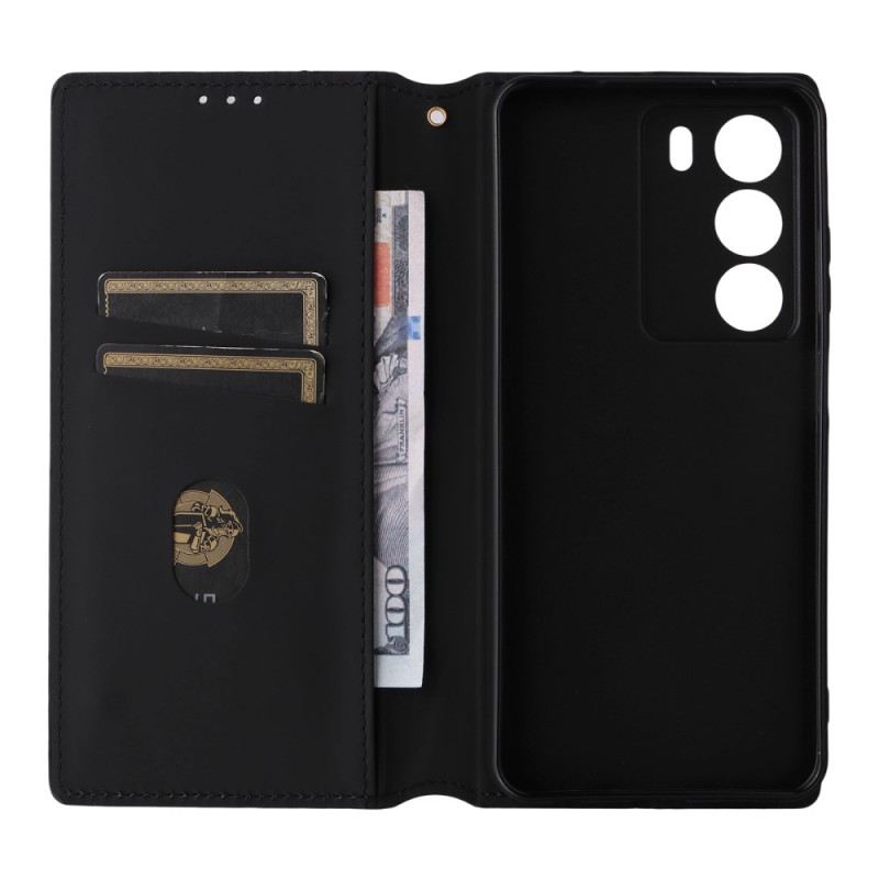 Flip Case Realme 14x 5g Rautenmuster