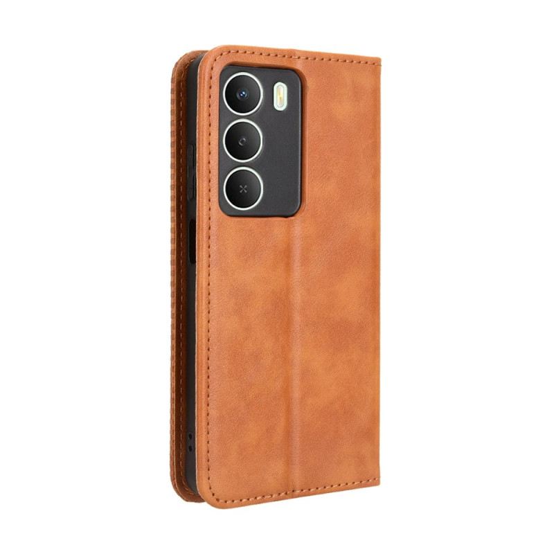 Flip Case Realme 14x 5g Vintage-bordüre