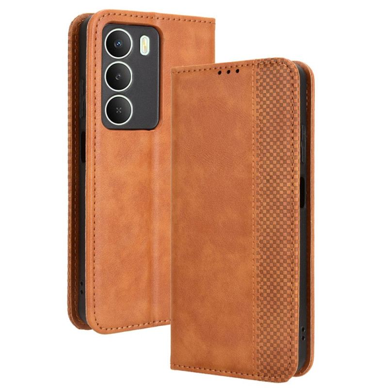Flip Case Realme 14x 5g Vintage-bordüre
