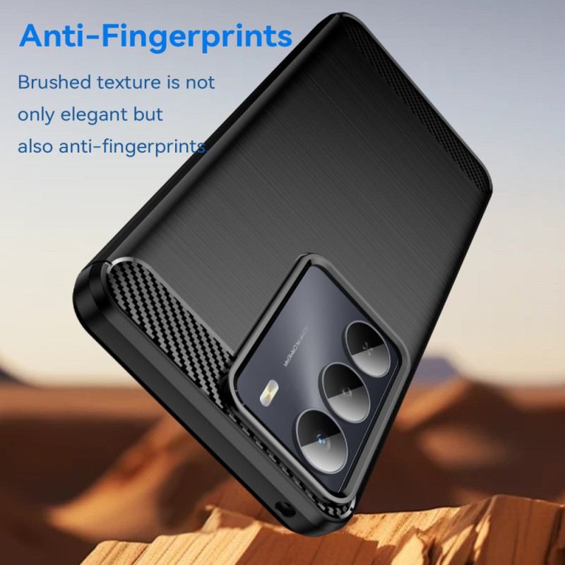 Hülle Für Realme 14x 5g Gebürstete Kohlefaser