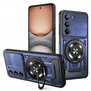 Hülle Für Realme 14x 5g Magnetisch Mit Drehbarem Ständer