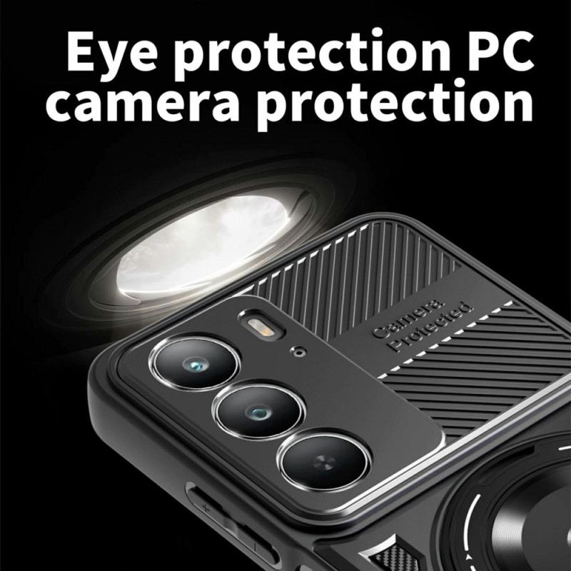 Hülle Für Realme 14x 5g Magnetisch Mit Drehbarem Ständer