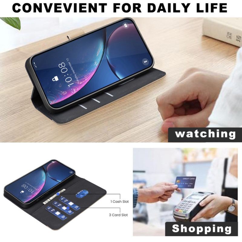 Lederhüllen Für Realme 14x 5g Blumenmuster (binfen Color)