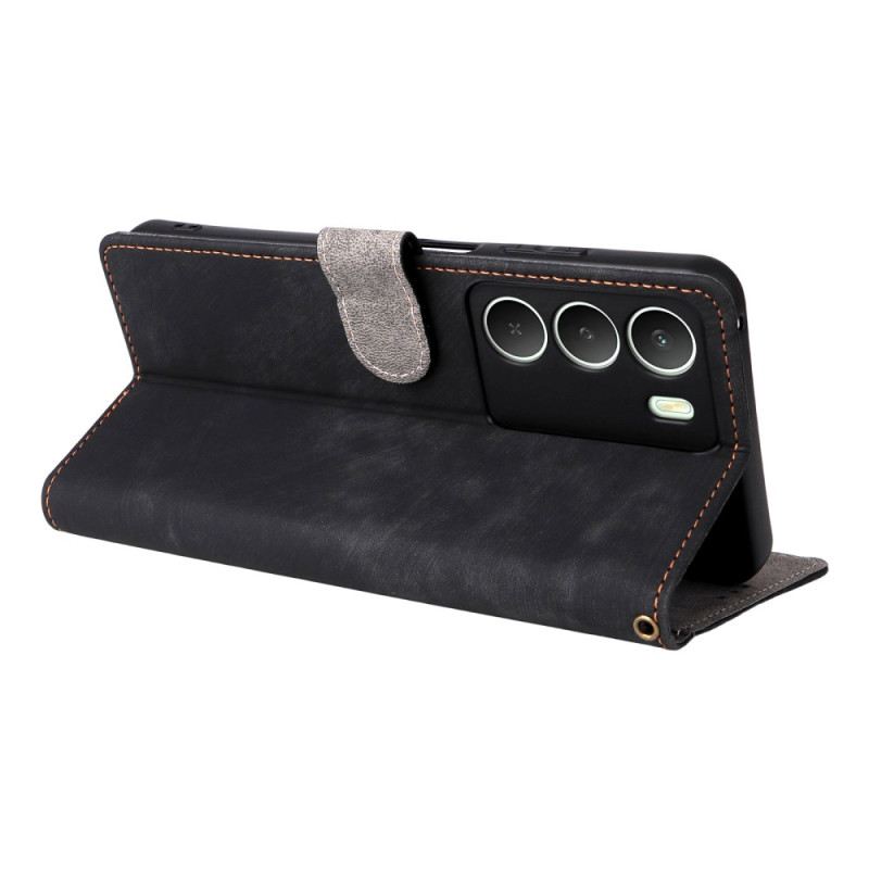 Lederhüllen Für Realme 14x 5g Rfid-schutz In Kunstleder