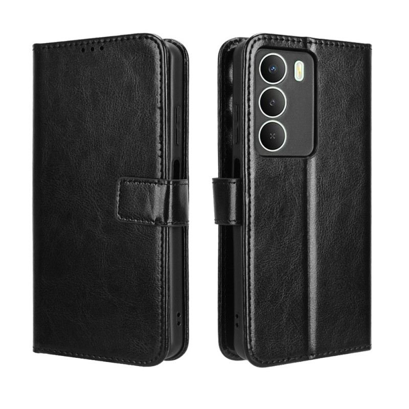 Lederhüllen Realme 14x 5g Handyhülle Glänzendes Kunstleder