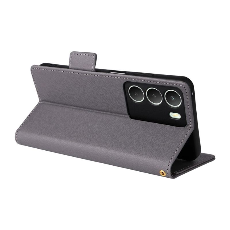 Lederhüllen Realme 14x 5g Handyhülle Litschi-textur Mit Trageband