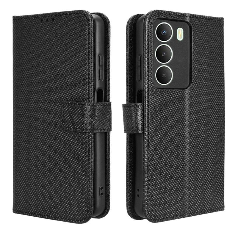 Lederhüllen Realme 14x 5g Handyhülle Rautenmuster