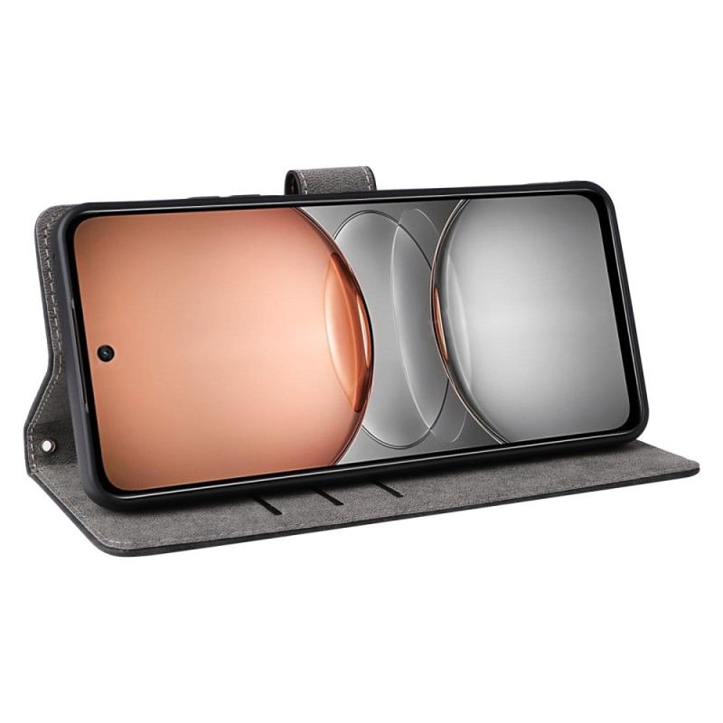 Lederhüllen Realme 14x 5g Handyhülle Rfid-schutz In Wildlederoptik