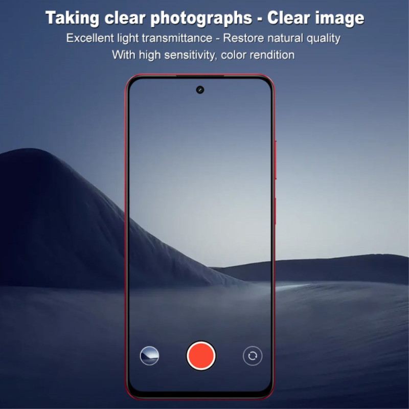 Linsenschutz Aus Gehärtetem Glas Für Realme 14x 5g (schwarze Version) Imak
