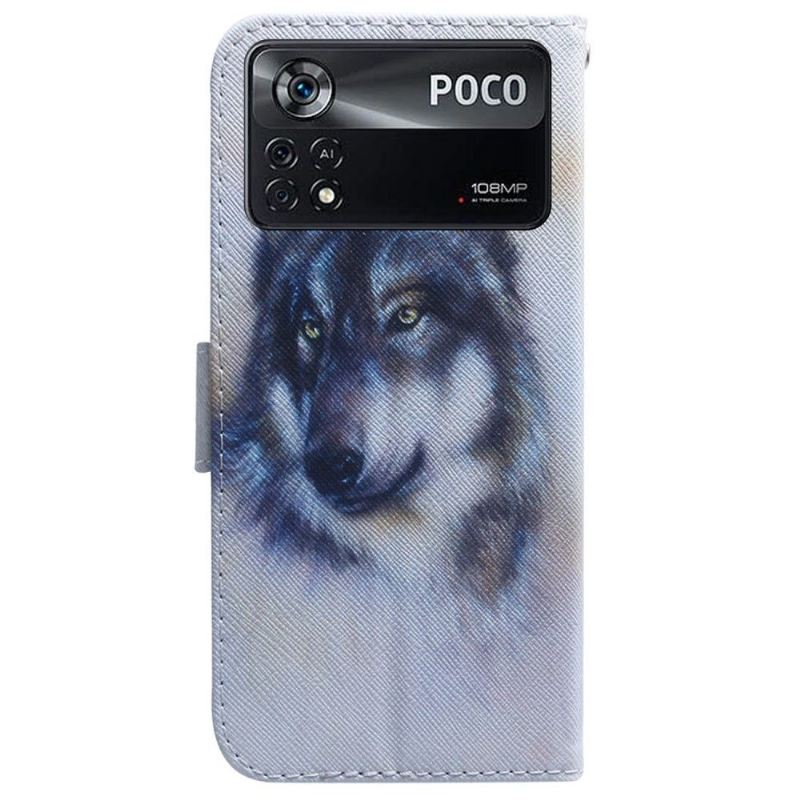 Case Für Poco X4 Pro 5G Wolf-unterstützungsfunktion