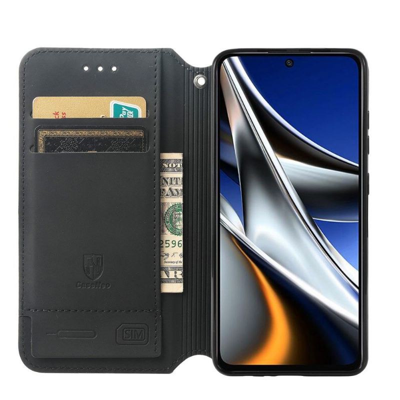 Lederhüllen Für Poco X4 Pro 5G Flip Case Farbige Würfel-flip-flap