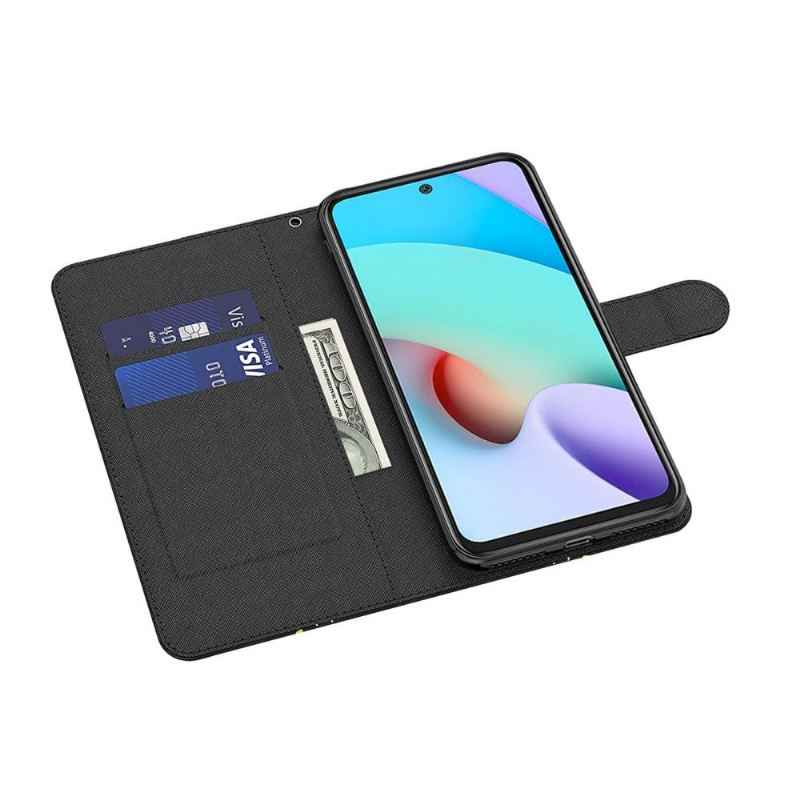 Lederhüllen Für Poco X4 Pro 5G Sitzender Panda