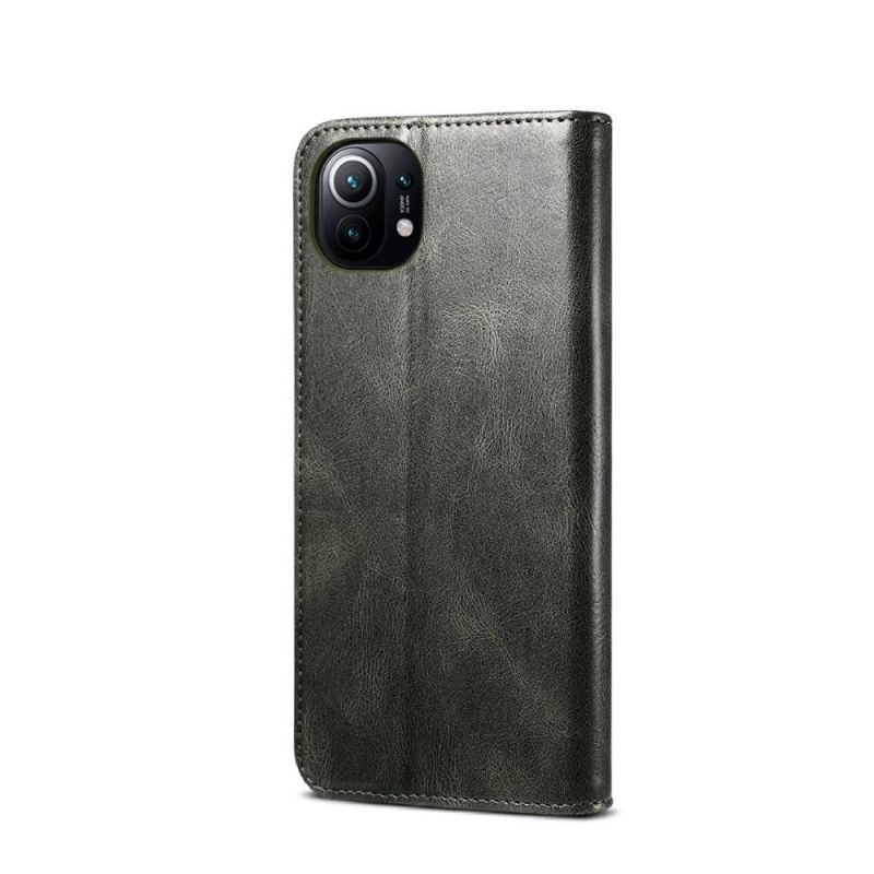 Flip Case Für Xiaomi Mi 11 Ernestine Freiliegende Nähte
