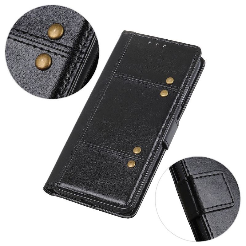 Lederhüllen Für Xiaomi Mi 11 Lederoptik Mit Nieten