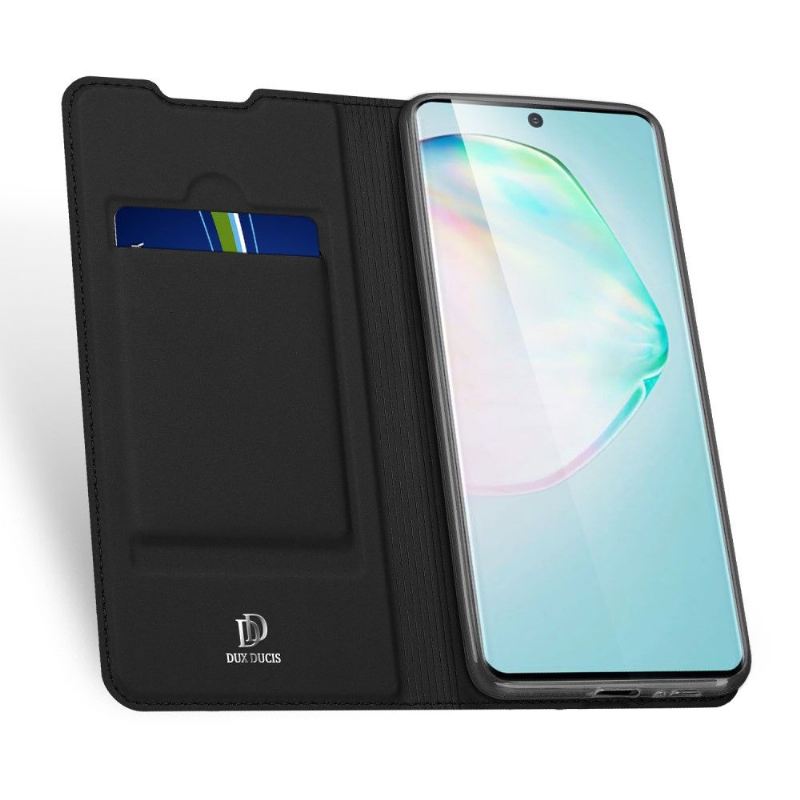 Flip Case Für Samsung Galaxy S10 Lite Satinierte Beschichtung