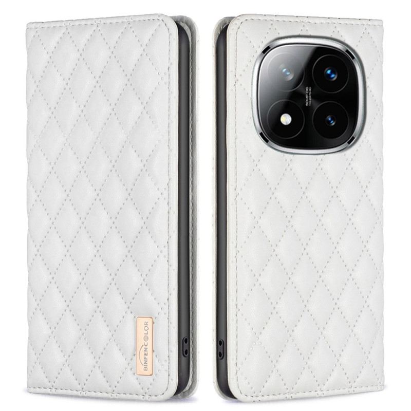 Flip Case Für Xiaomi Redmi Note 14 Pro Plus 5g Binfen Color Gesteppt