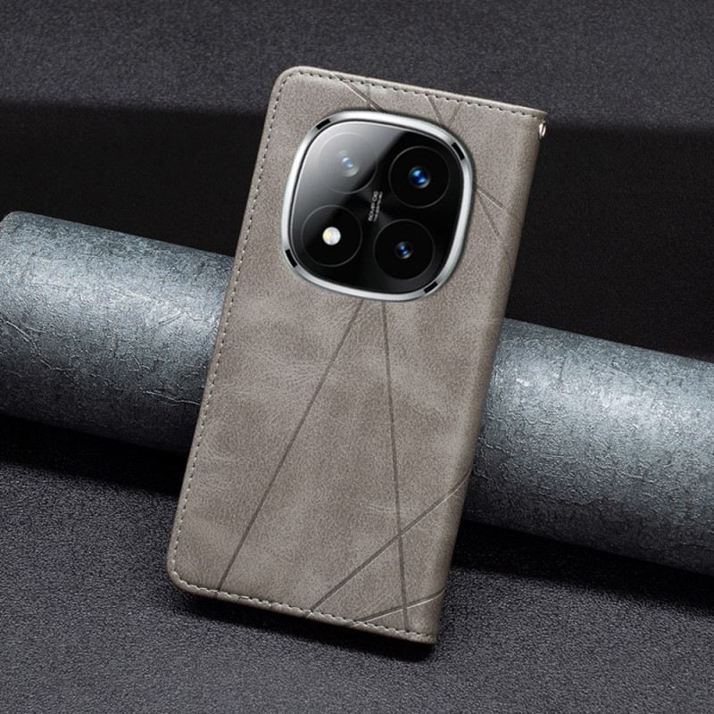Flip Case Für Xiaomi Redmi Note 14 Pro Plus 5g Geometrisch