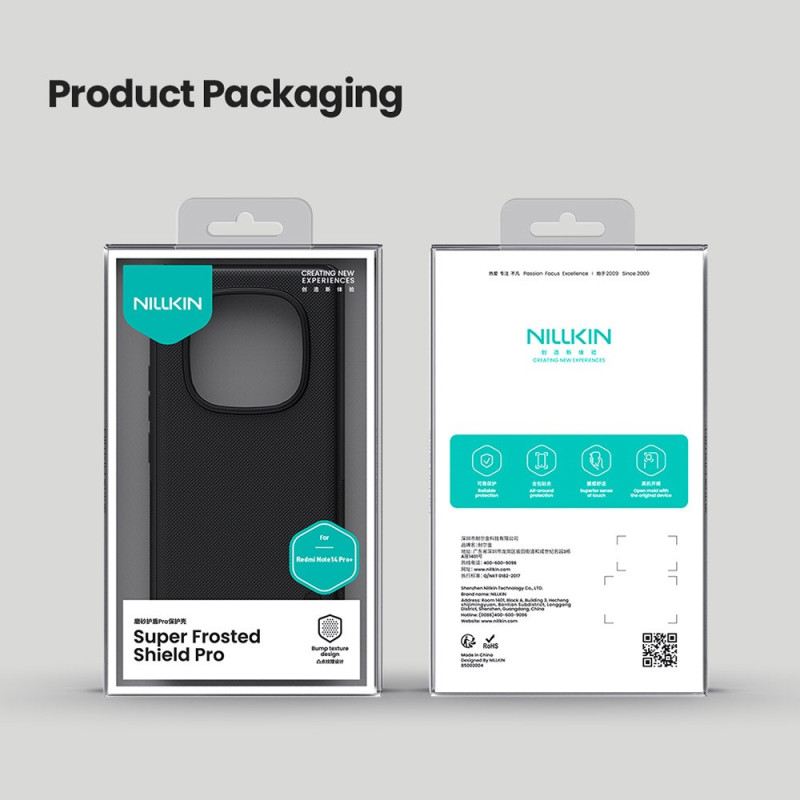 Hülle Für Xiaomi Redmi Note 14 Pro Plus 5g Nillkin Frosted Shield Pro