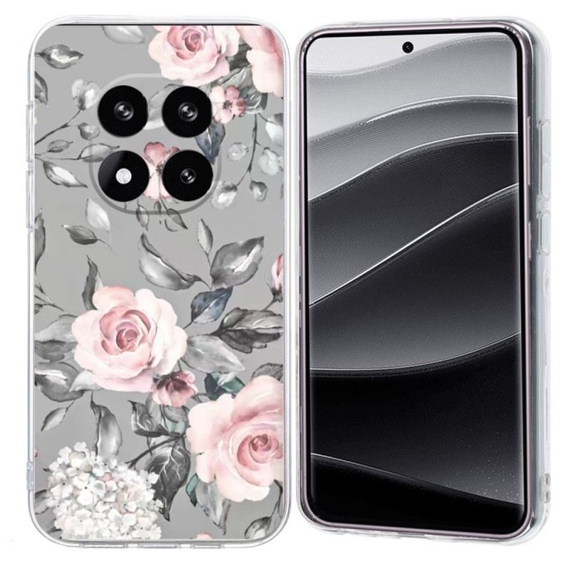 Hülle Für Xiaomi Redmi Note 14 Pro Plus 5g Rosa Blumen