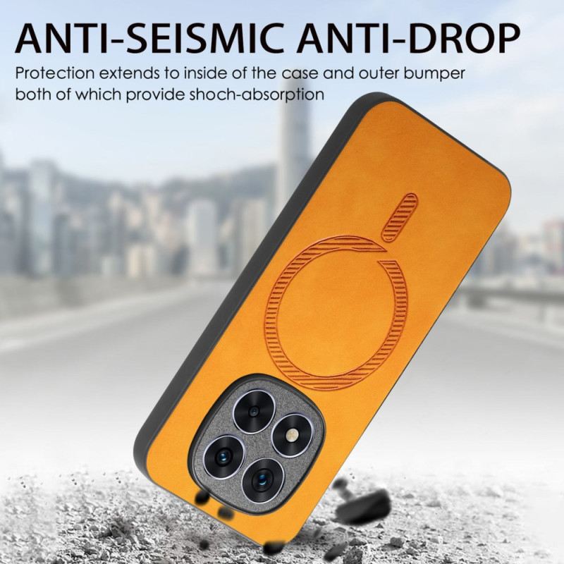 Hülle Xiaomi Redmi Note 14 Pro Plus 5g Magsafe-kompatibles Design In Lederoptik