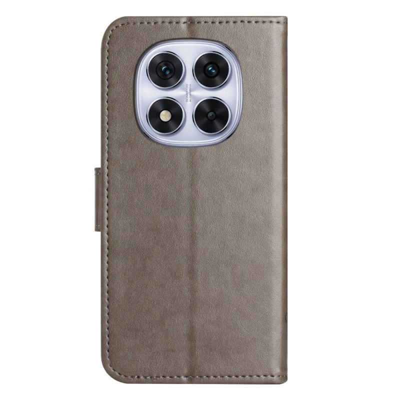 Lederhüllen Für Xiaomi Redmi Note 14 Pro Plus 5g Blumenmuster