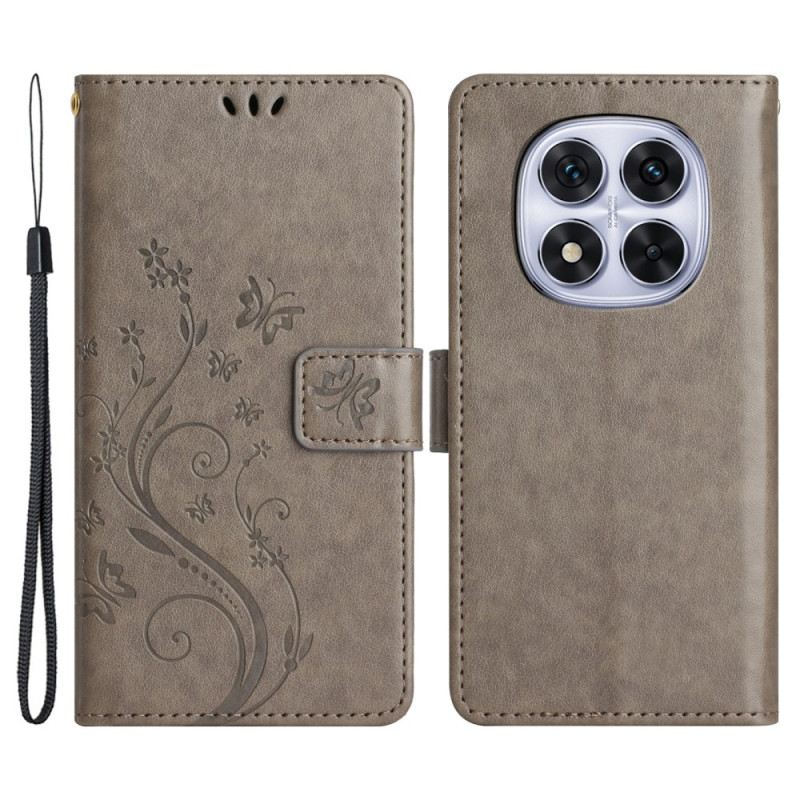 Lederhüllen Für Xiaomi Redmi Note 14 Pro Plus 5g Blumenmuster