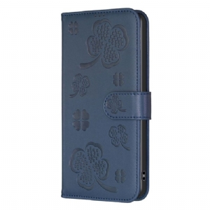 Lederhüllen Für Xiaomi Redmi Note 14 Pro Plus 5g Kleeblätter