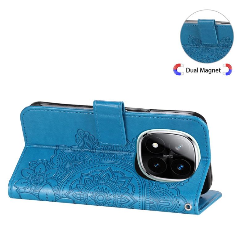 Lederhüllen Für Xiaomi Redmi Note 14 Pro Plus 5g Mandala-print