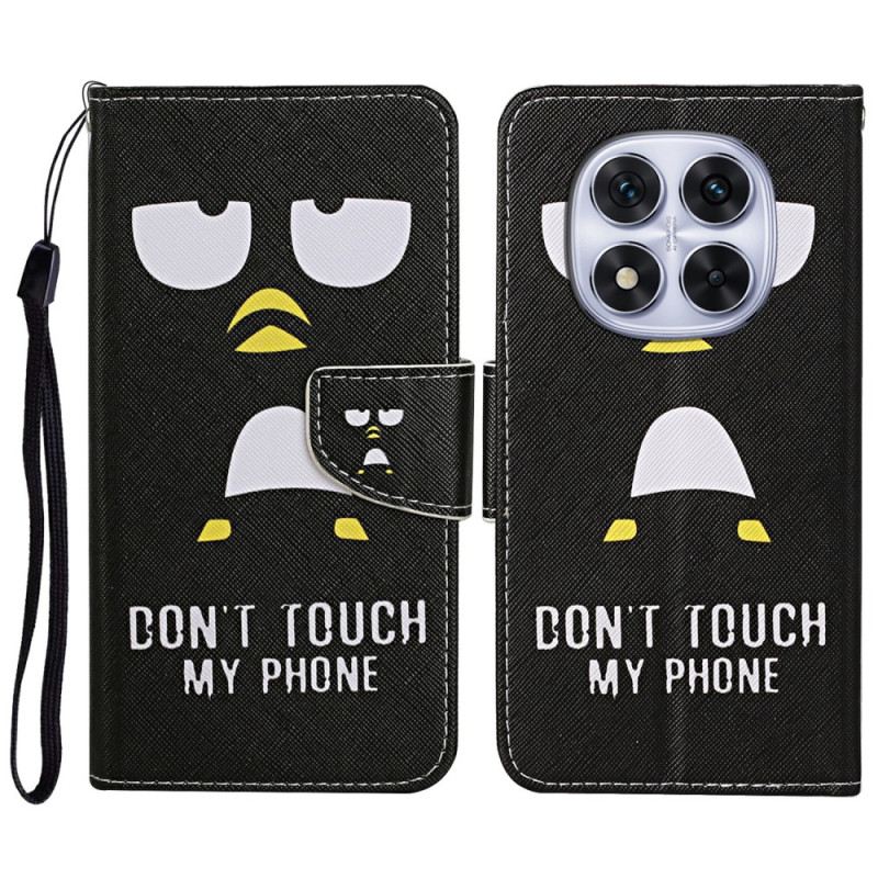 Lederhüllen Für Xiaomi Redmi Note 14 Pro Plus 5g Pinguinmuster
