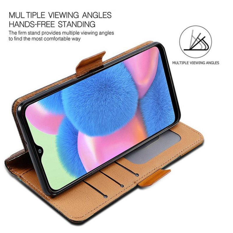 Lederhüllen Für Xiaomi Redmi Note 14 Pro Plus 5g Zweifarbige Textur