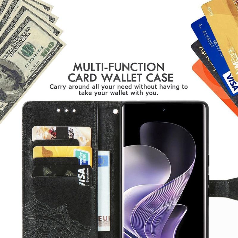 Lederhüllen Xiaomi Redmi Note 14 Pro Plus 5g Barock-mandala