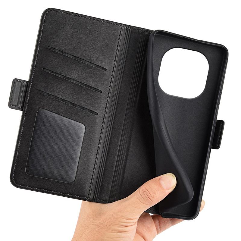 Lederhüllen Xiaomi Redmi Note 14 Pro Plus 5g Doppelverschluss