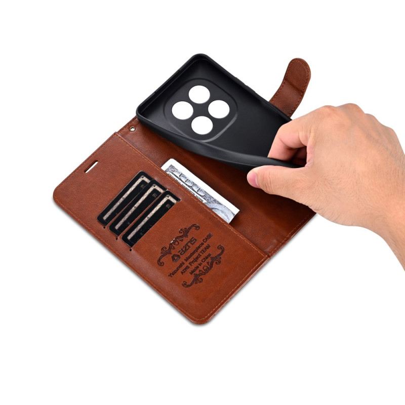 Lederhüllen Xiaomi Redmi Note 14 Pro Plus 5g Handyhülle Azns