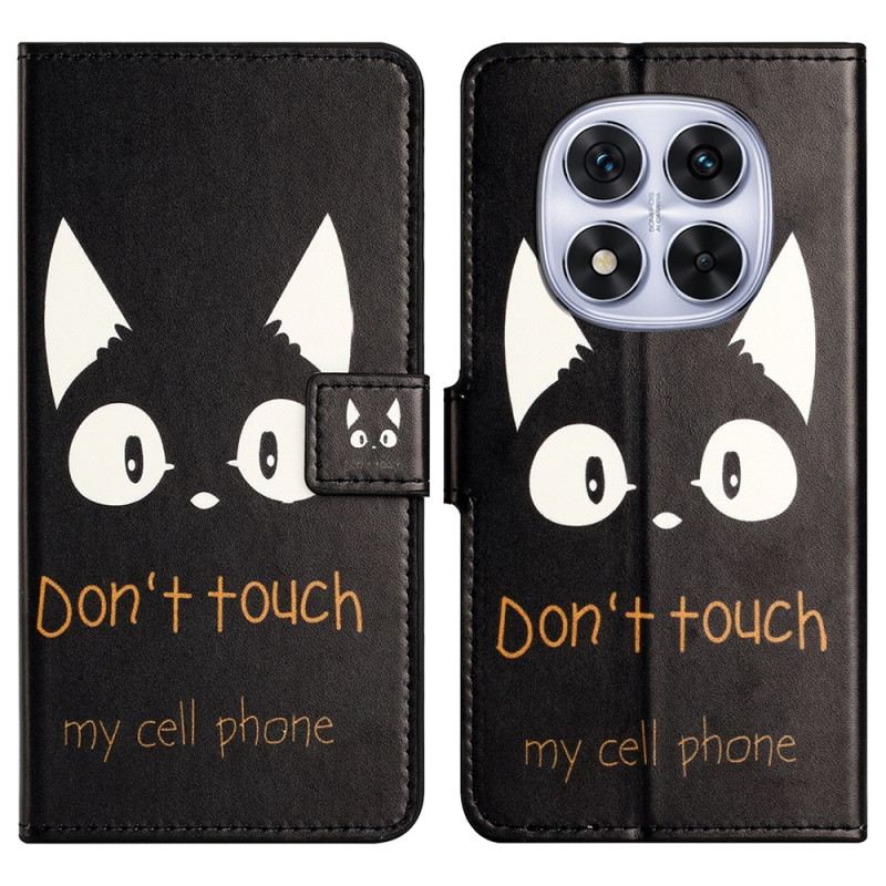 Lederhüllen Xiaomi Redmi Note 14 Pro Plus 5g Handyhülle Finger Weg Von Meinem Handy Telefon