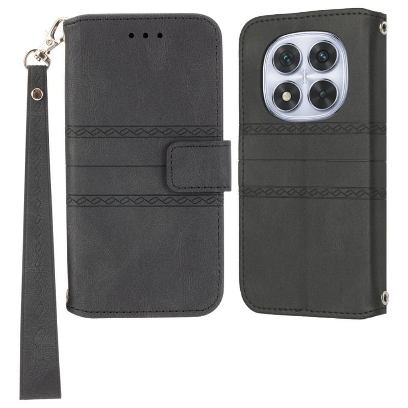 Lederhüllen Xiaomi Redmi Note 14 Pro Plus 5g Handyhülle Fries Und Riemen