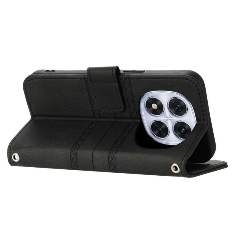 Lederhüllen Xiaomi Redmi Note 14 Pro Plus 5g Handyhülle Fries Und Riemen