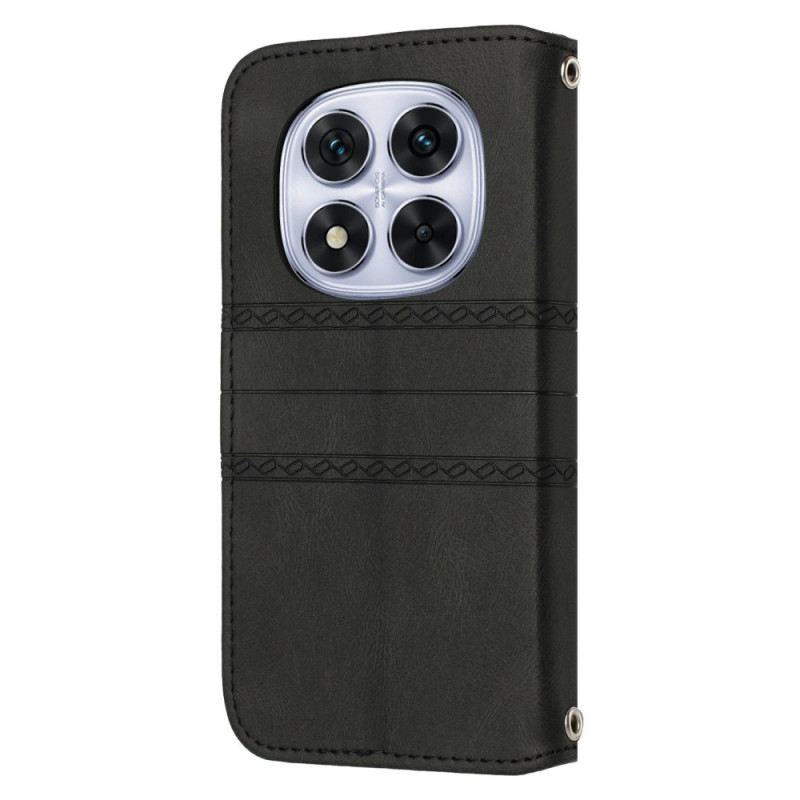 Lederhüllen Xiaomi Redmi Note 14 Pro Plus 5g Handyhülle Fries Und Riemen