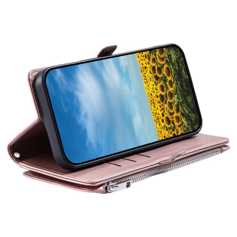 Lederhüllen Xiaomi Redmi Note 14 Pro Plus 5g Handyhülle Geldbörse Mit Riemen