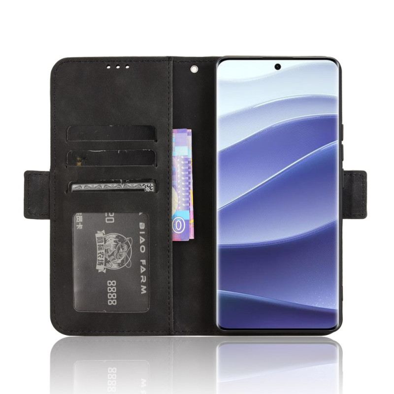 Lederhüllen Xiaomi Redmi Note 14 Pro Plus 5g Handyhülle Mehrkartenmuster