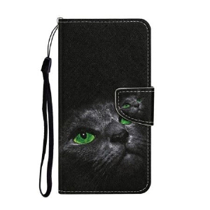 Lederhüllen Xiaomi Redmi Note 14 Pro Plus 5g Handyhülle Schwarze Katze