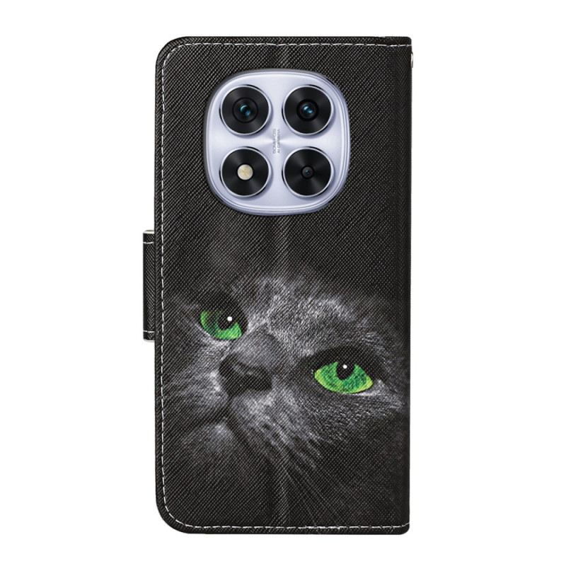 Lederhüllen Xiaomi Redmi Note 14 Pro Plus 5g Handyhülle Schwarze Katze