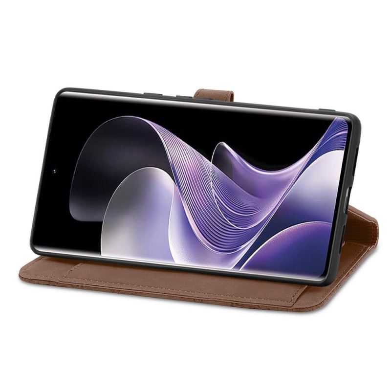 Lederhüllen Xiaomi Redmi Note 14 Pro Plus 5g Handyhülle Spitze Mit Reißverschlusstasche