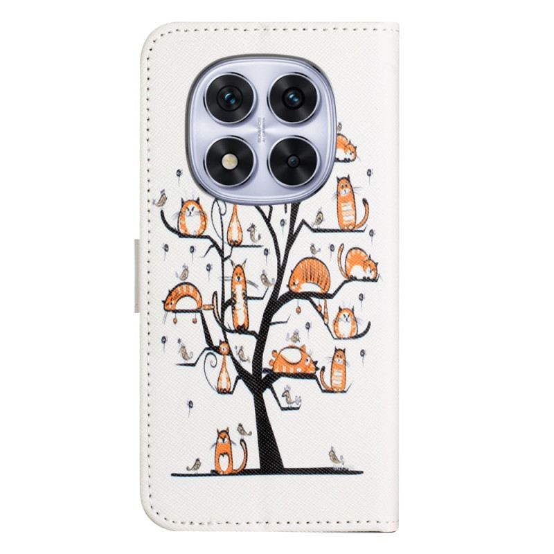 Lederhüllen Xiaomi Redmi Note 14 Pro Plus 5g Katze Im Baum