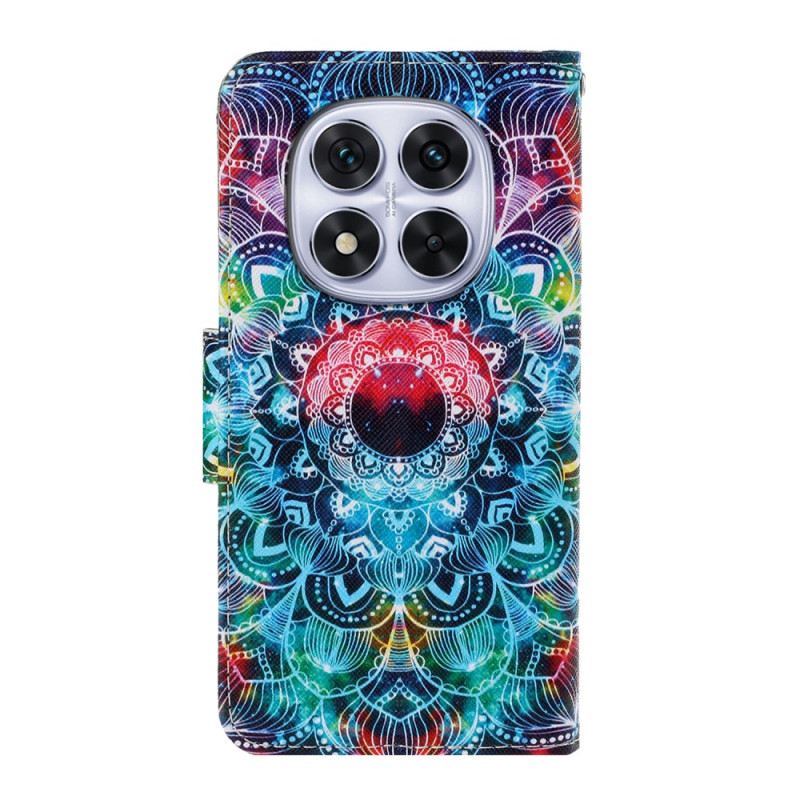 Lederhüllen Xiaomi Redmi Note 14 Pro Plus 5g Leuchtendes Mandala