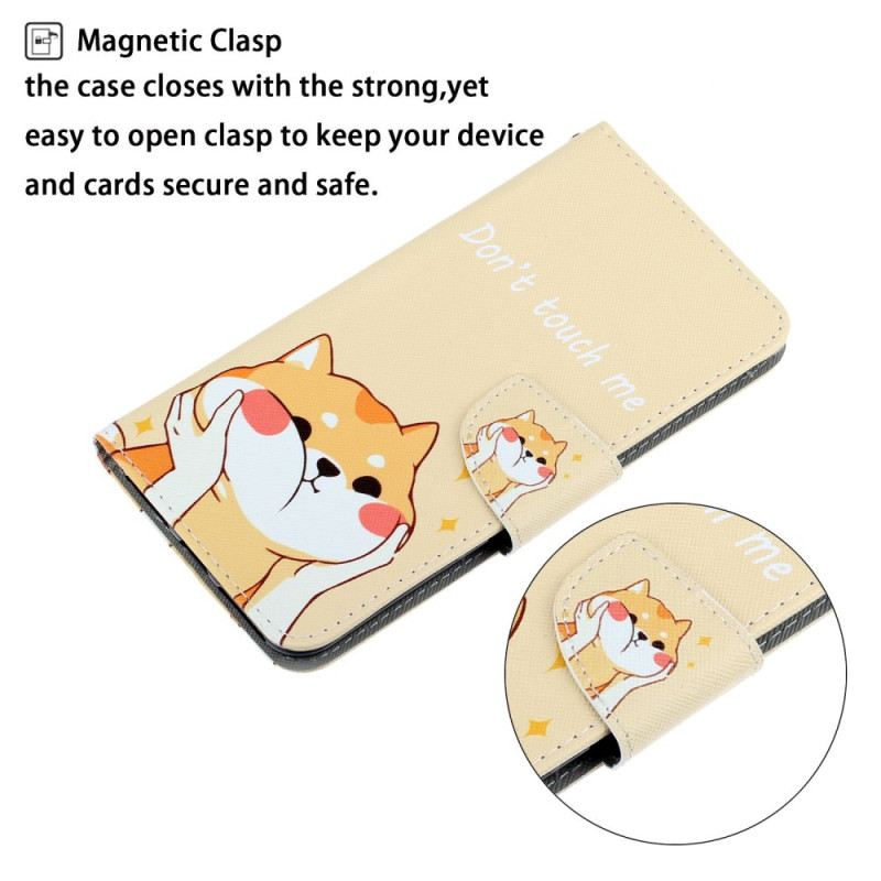 Lederhüllen Xiaomi Redmi Note 14 Pro Plus 5g Shiba-inu-muster