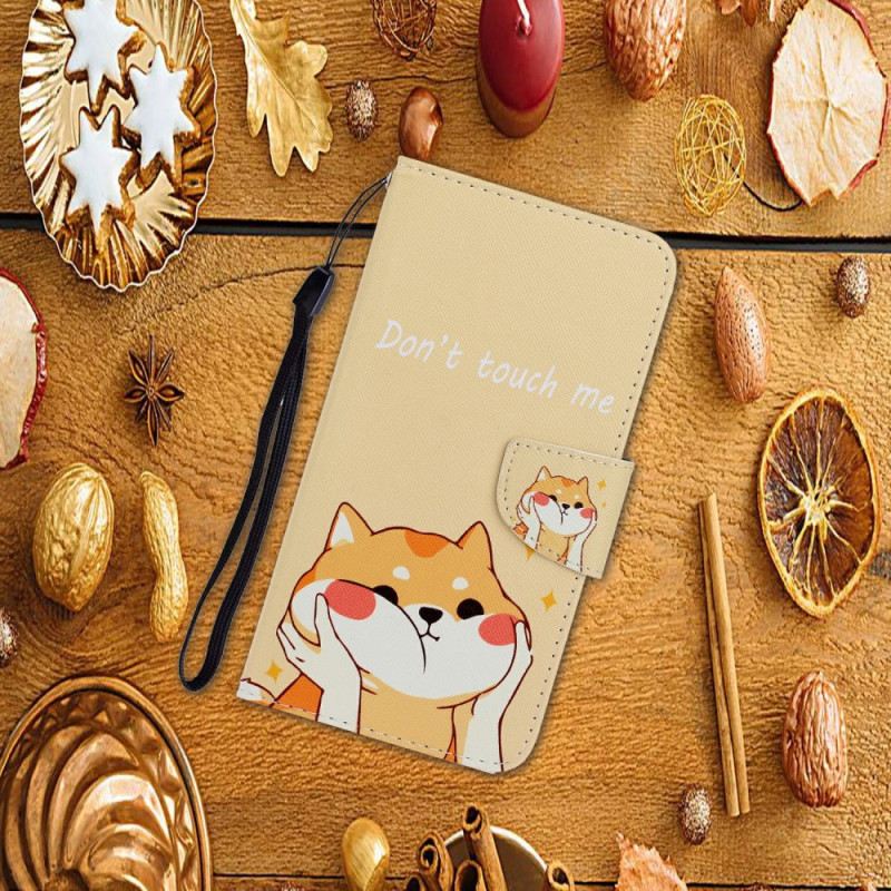 Lederhüllen Xiaomi Redmi Note 14 Pro Plus 5g Shiba-inu-muster