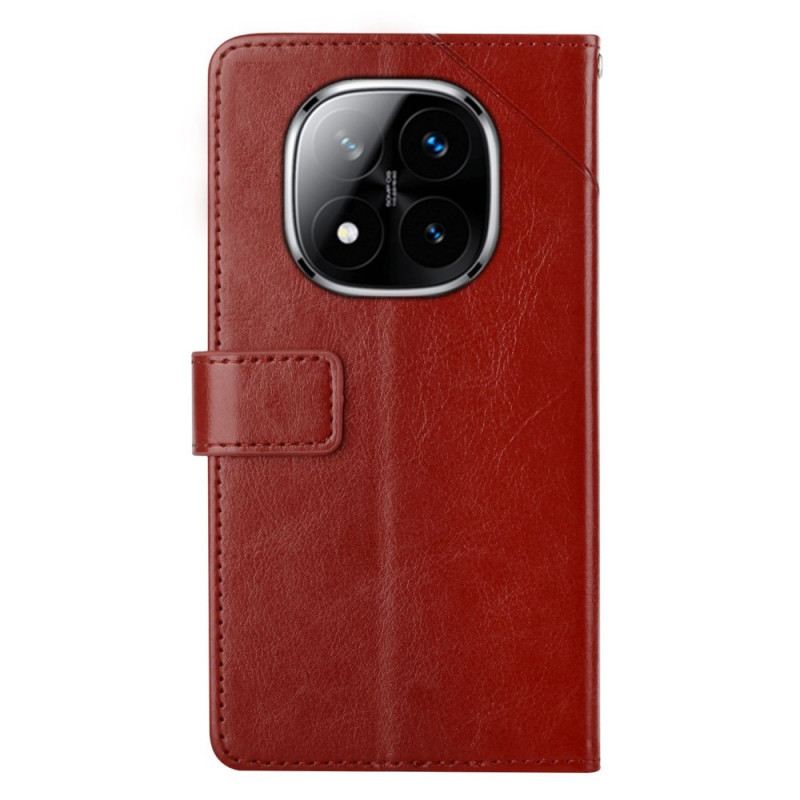 Lederhüllen Xiaomi Redmi Note 14 Pro Plus 5g Y-design Mit Riemen